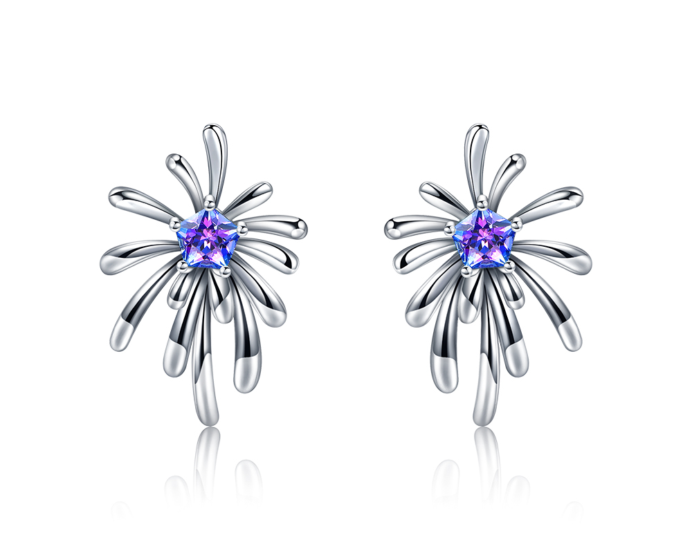 Crossette Stud Earrings