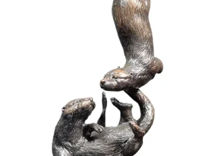 Otter Pair Playing