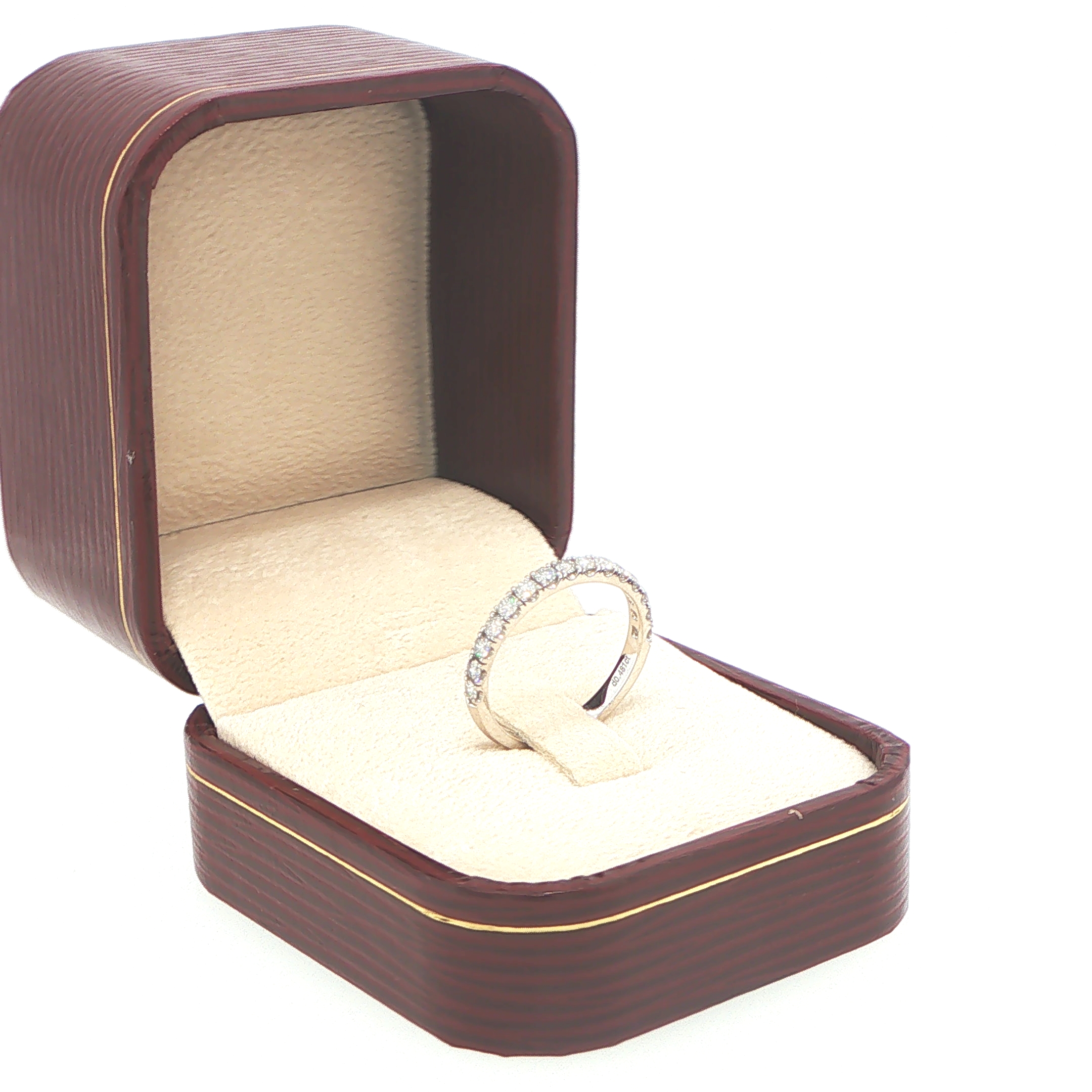 Platinum Claw Set Diamond Eternity Ring - Image 10