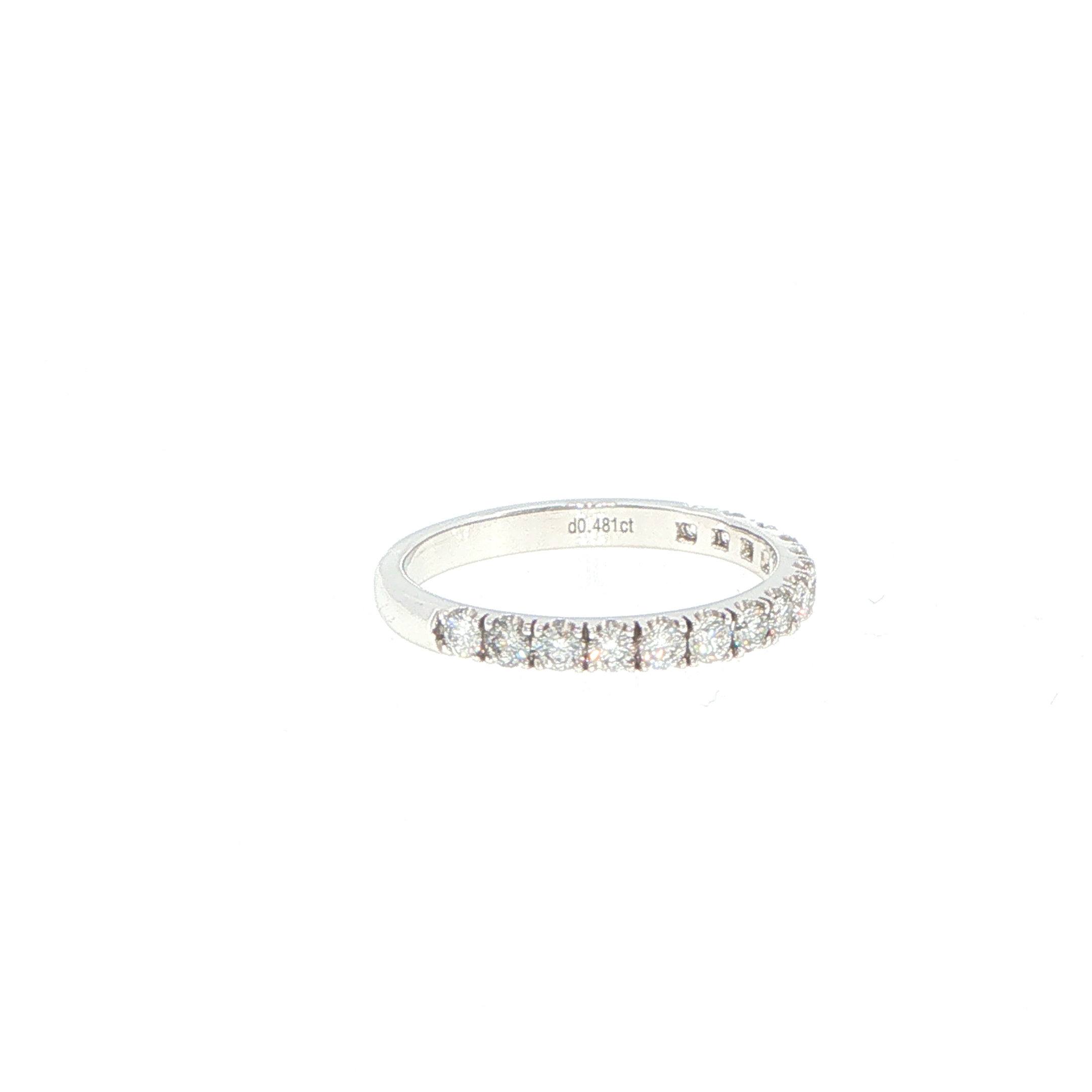 Platinum Claw Set Diamond Eternity Ring - Image 2