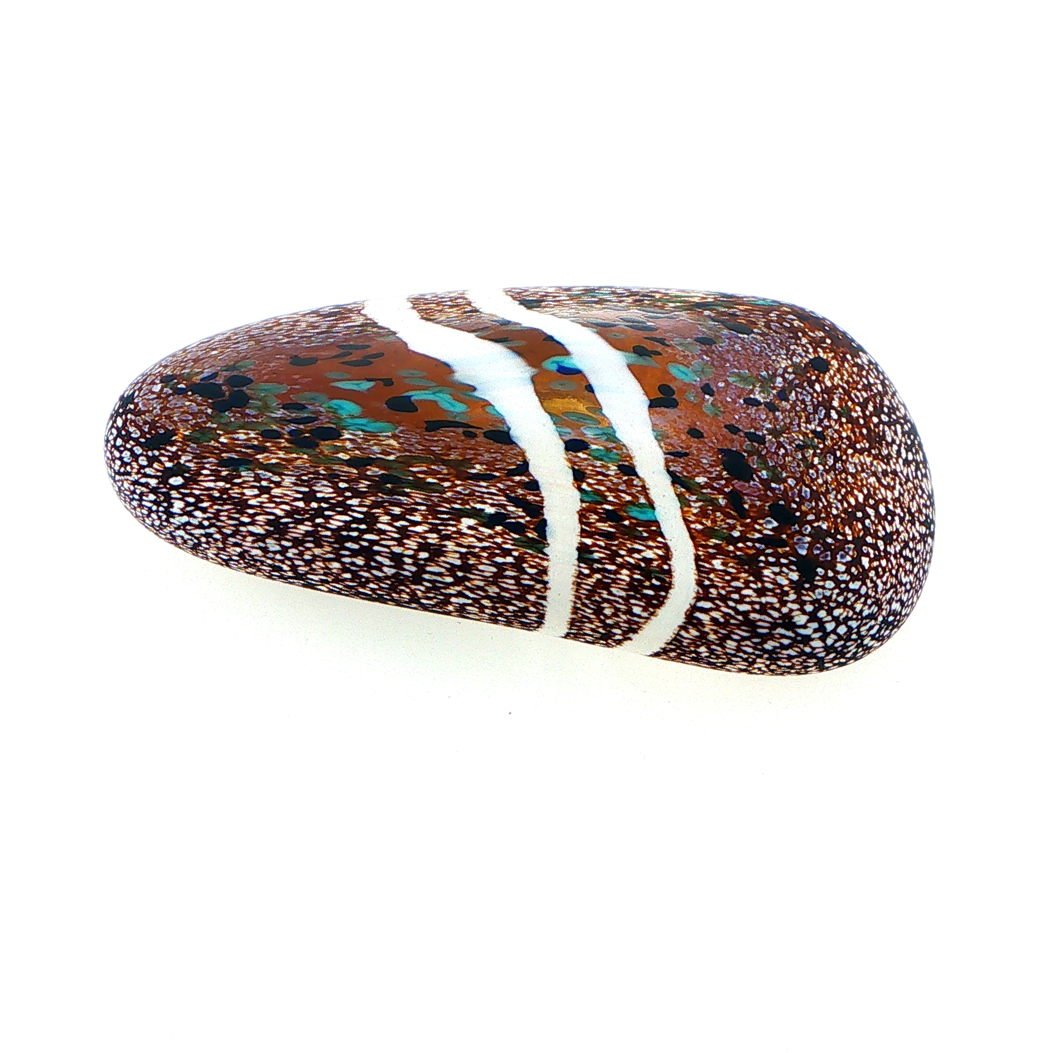 MA-014 Beach Abstract Art Glass Decorative Paperweight Medium - Image 2