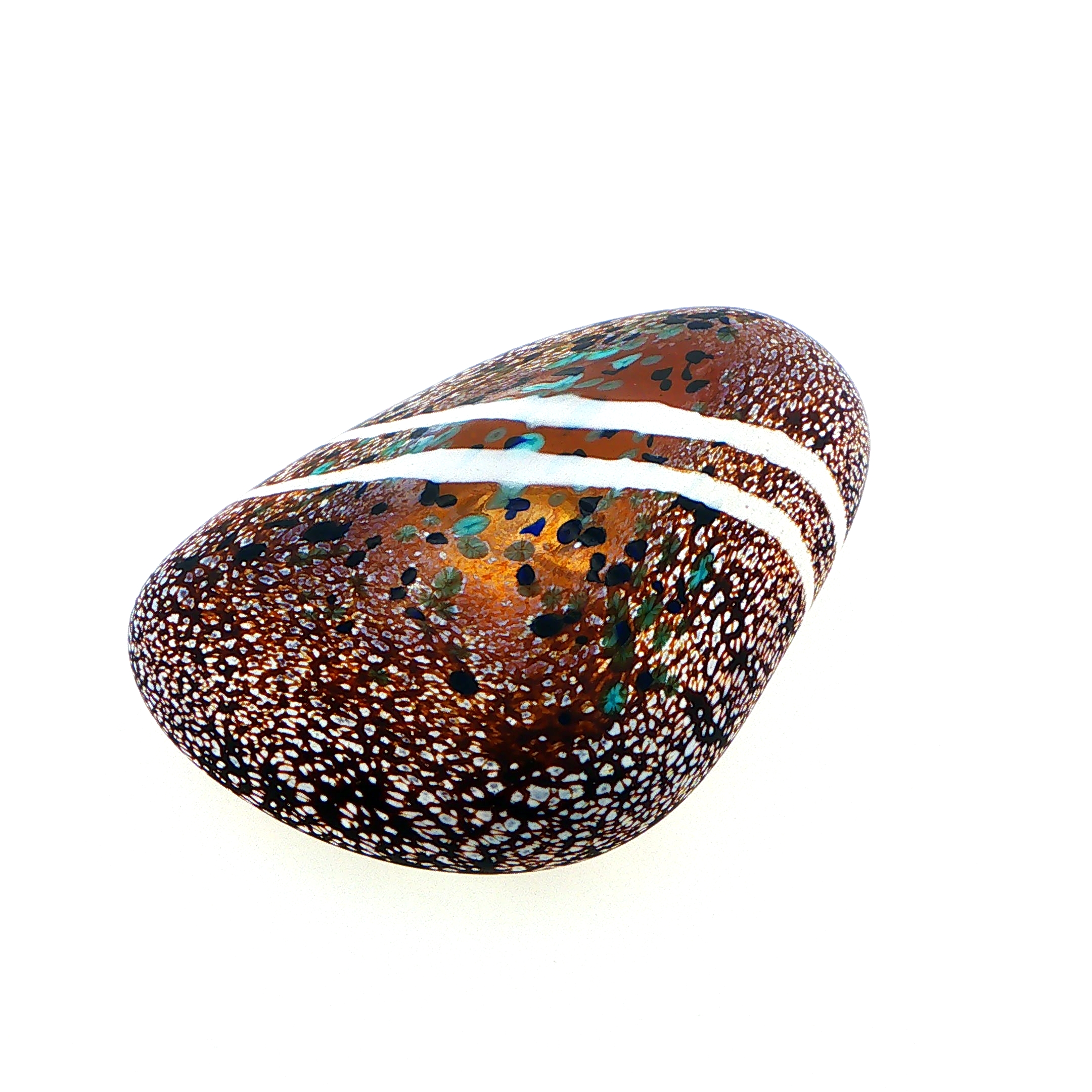 MA-014 Beach Abstract Art Glass Decorative Paperweight Medium - Image 4