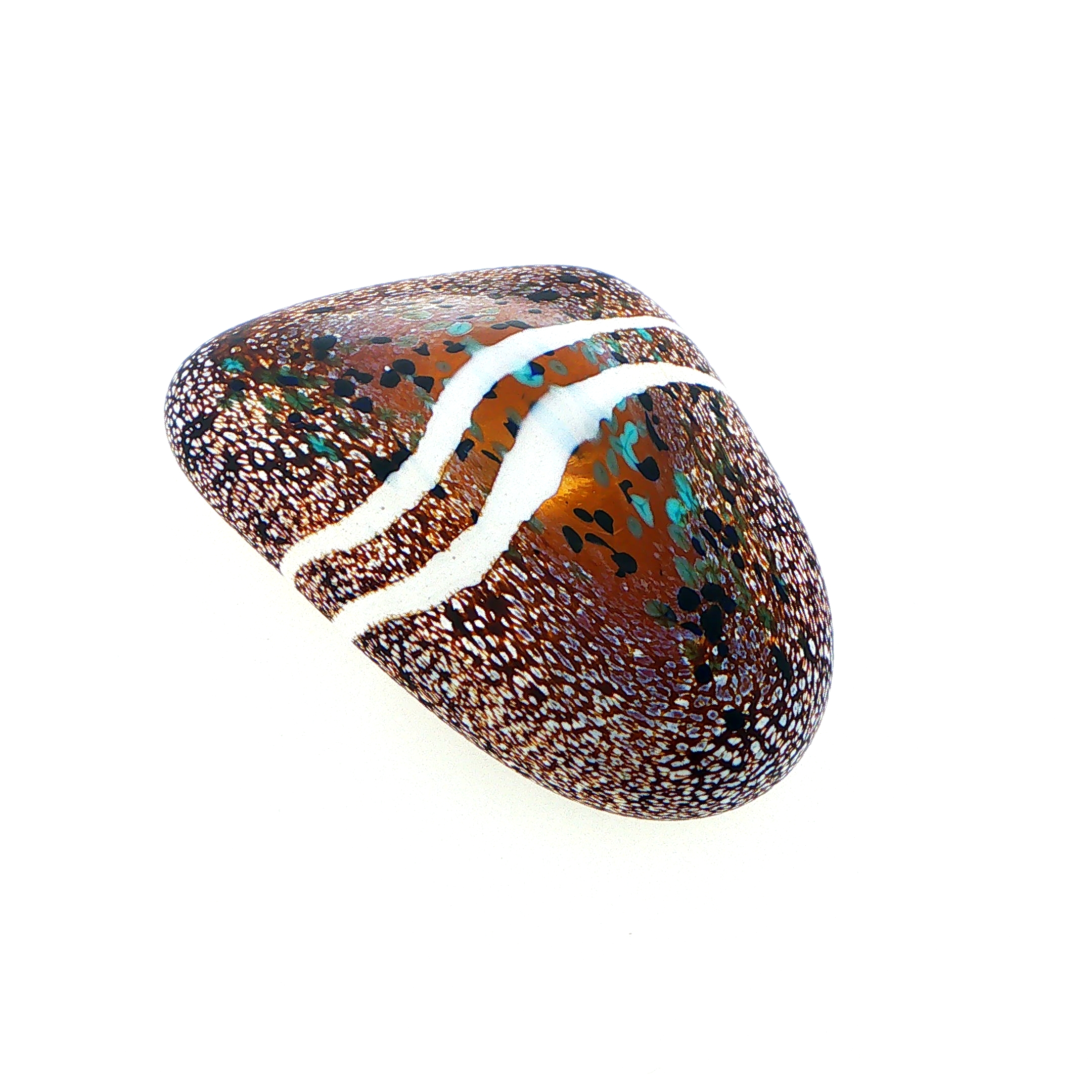 MA-014 Beach Abstract Art Glass Decorative Paperweight Medium - Image 5