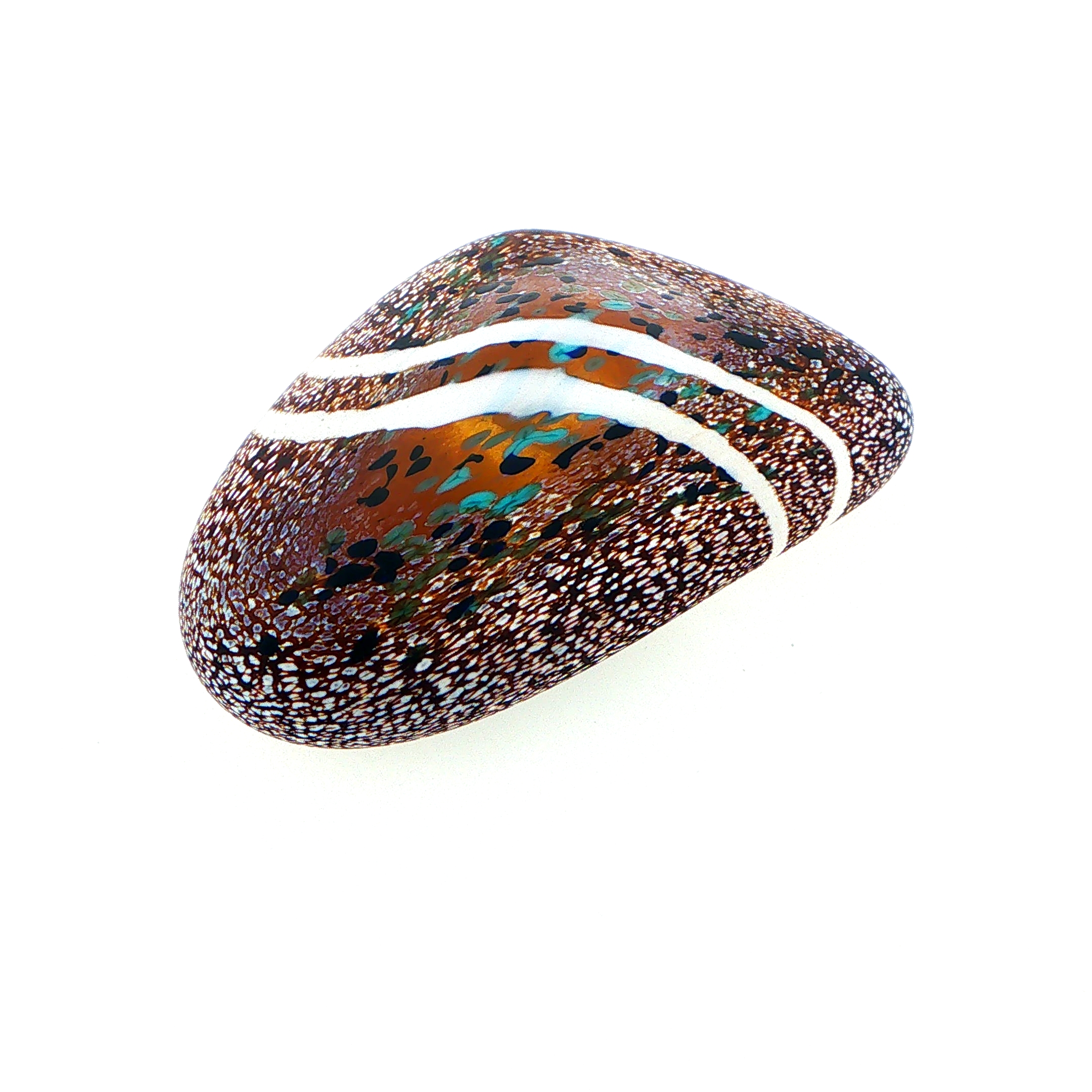 MA-014 Beach Abstract Art Glass Decorative Paperweight Medium - Image 6
