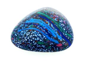 MA-020 Splash Abstract Art Glass Decorative Paperweight Medium