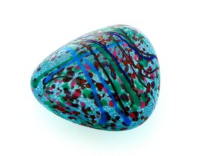 MA-022 Splash Abstract Art Glass Decorative Paperweight Medium