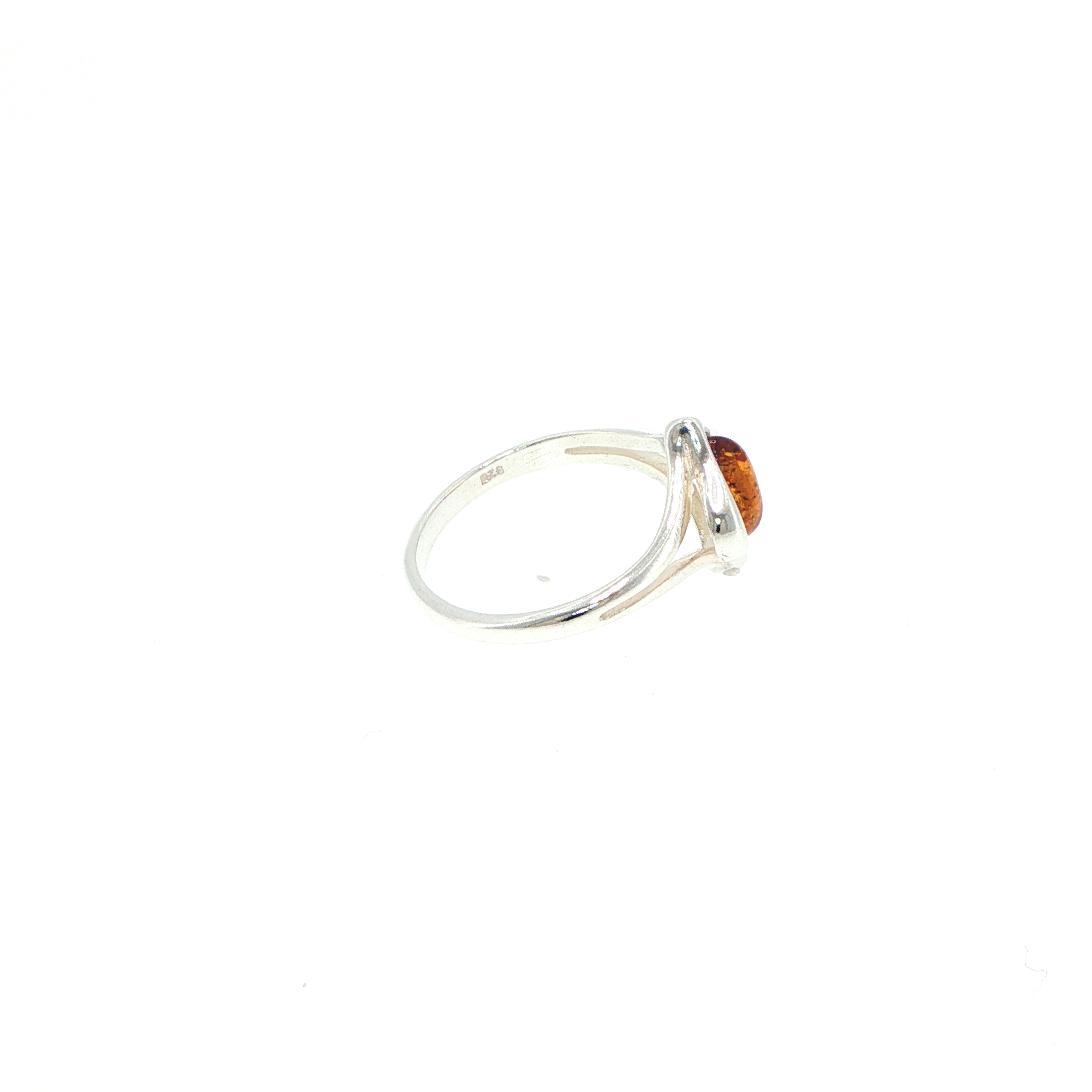 Marquise Amber Ring in Silver - Image 13
