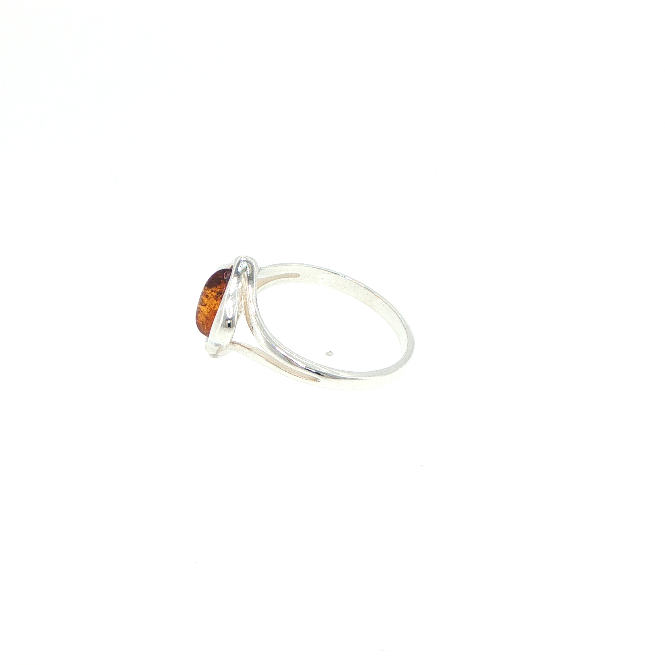 Marquise Amber Ring in Silver - Image 7