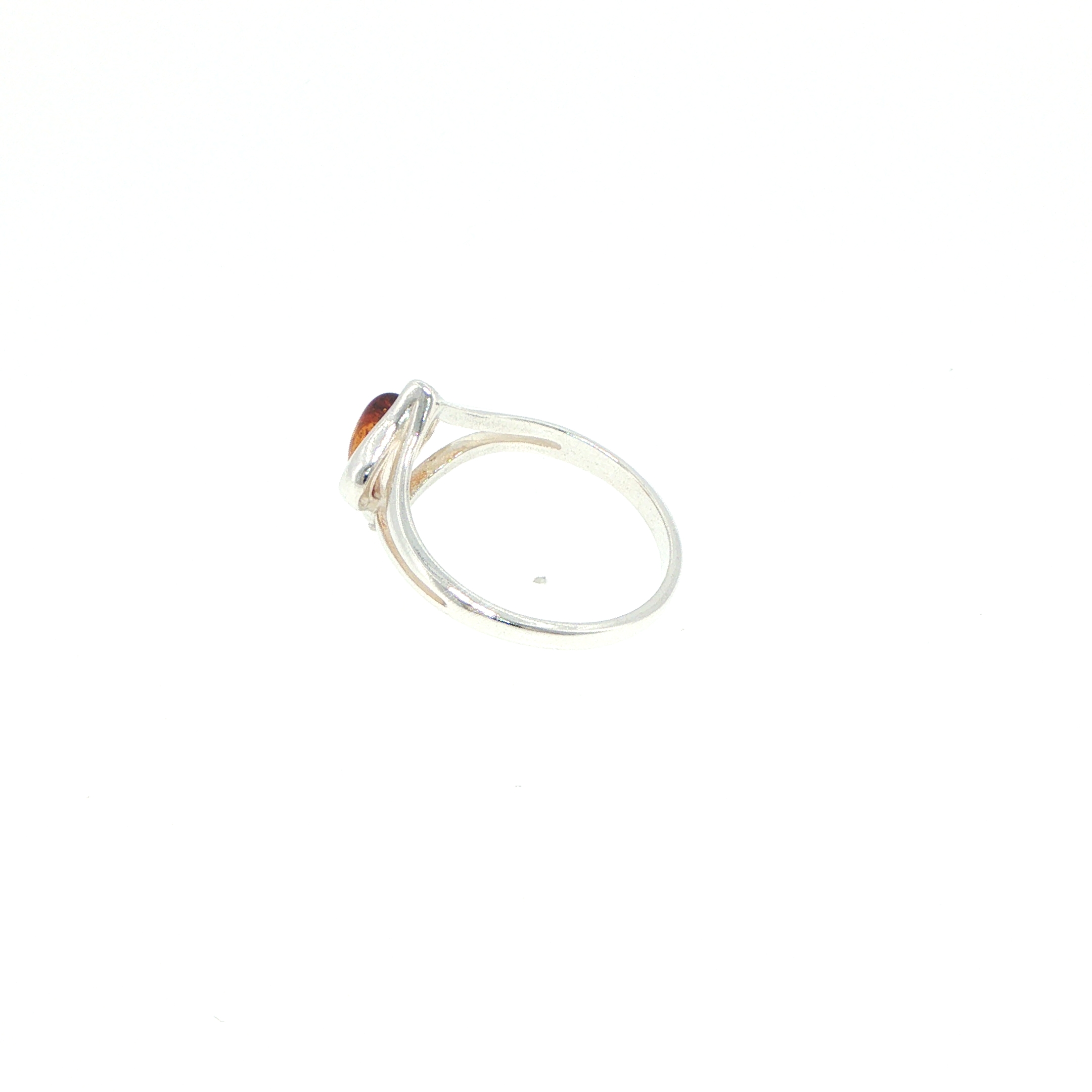 Marquise Amber Ring in Silver - Image 8