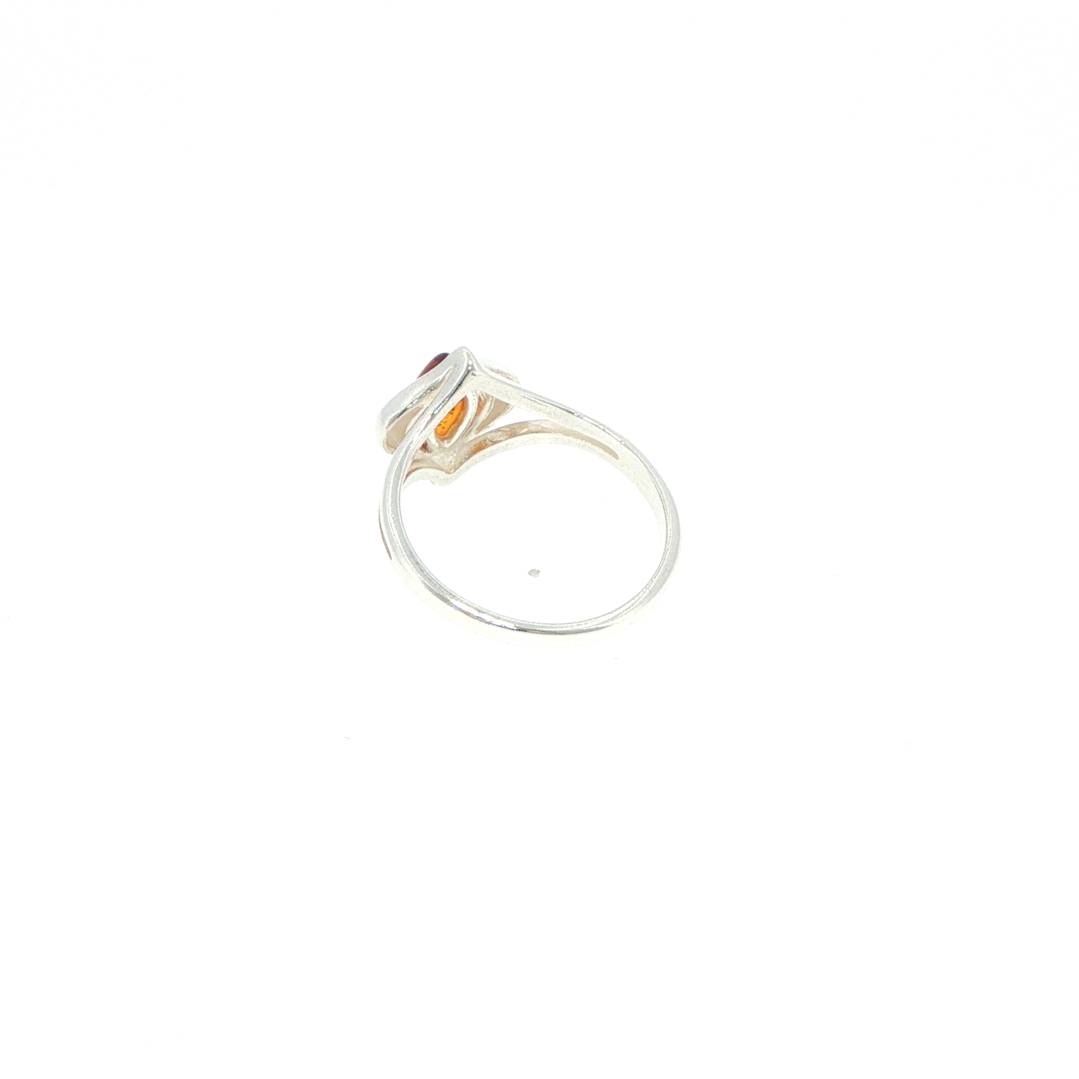 Marquise Amber Ring in Silver - Image 9
