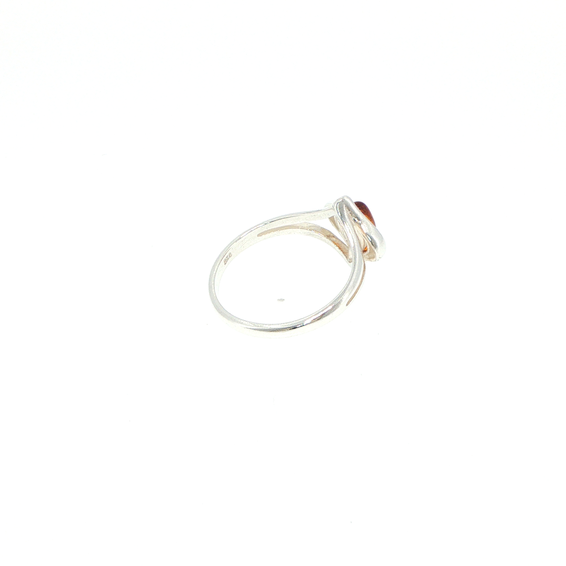 Marquise Amber Ring in Silver - Image 12